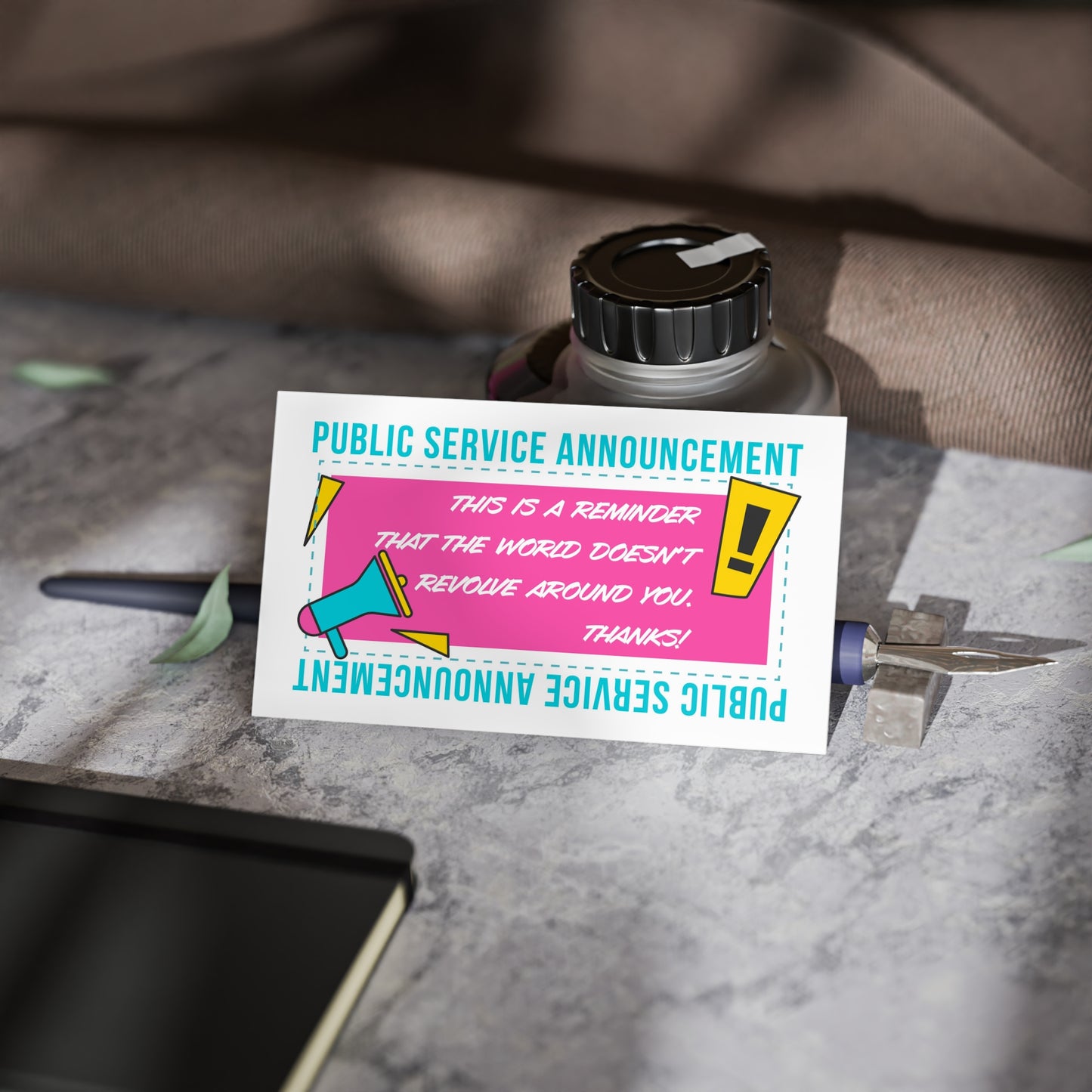 PSA funny Handout cards