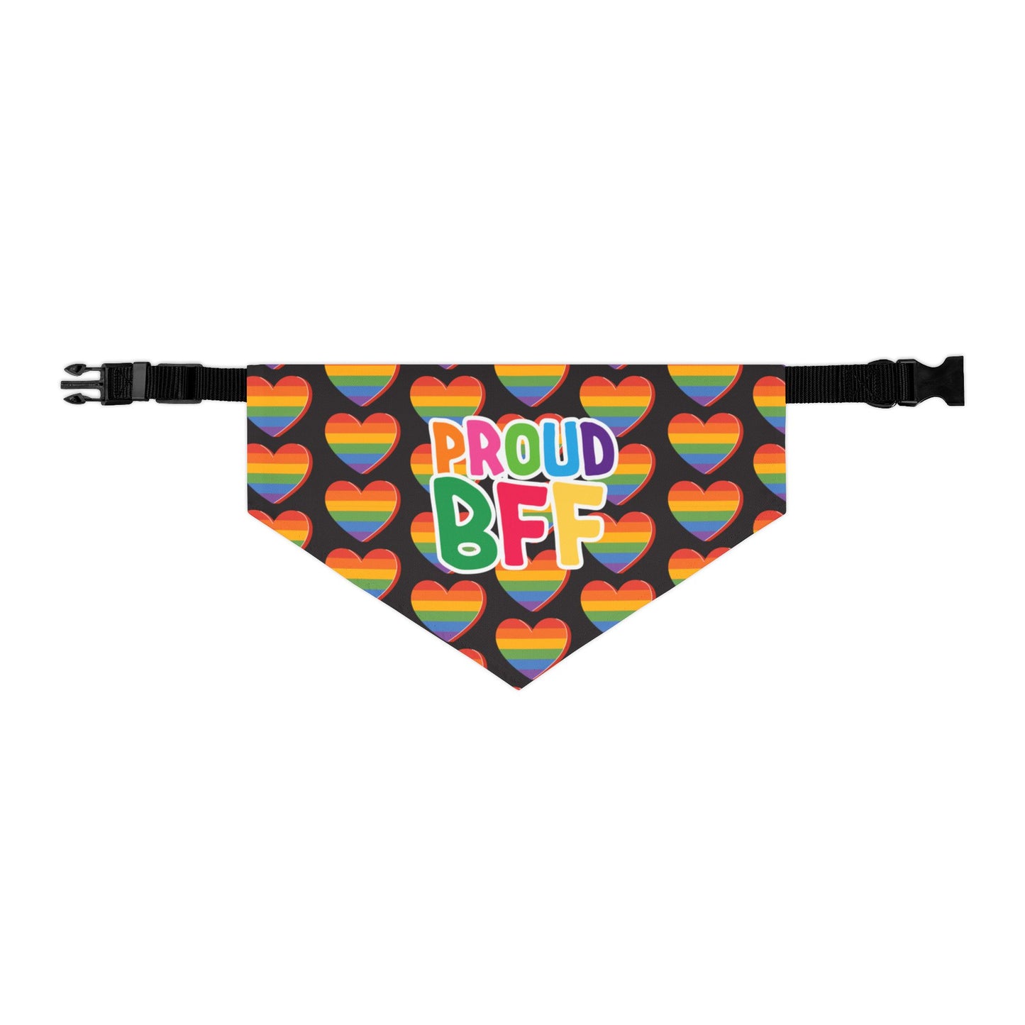 Proud BFF Pet Bandana Collar