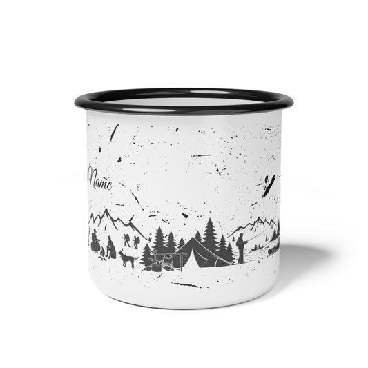 Personalized Enamel Camp Cup