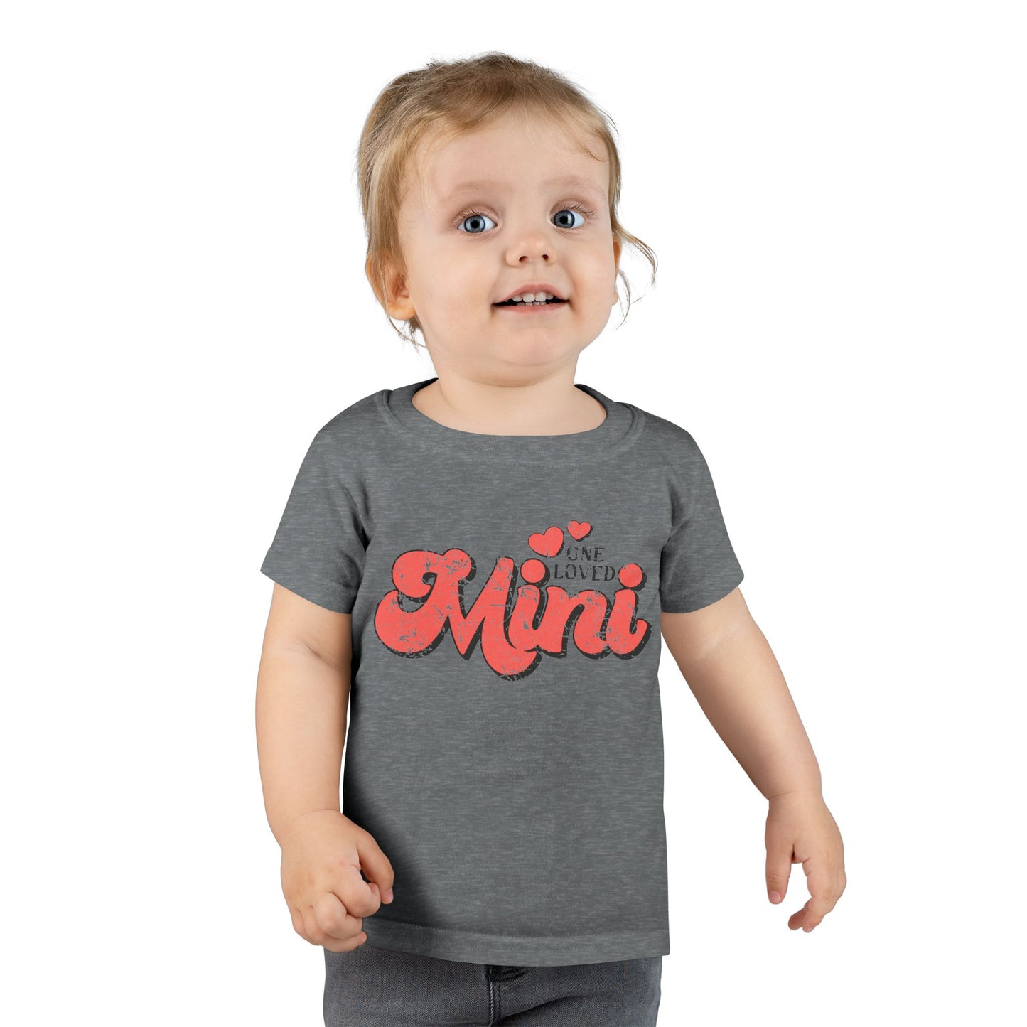 Cute Toddler T-Shirt - 'One Loved Mini' Playful Tee