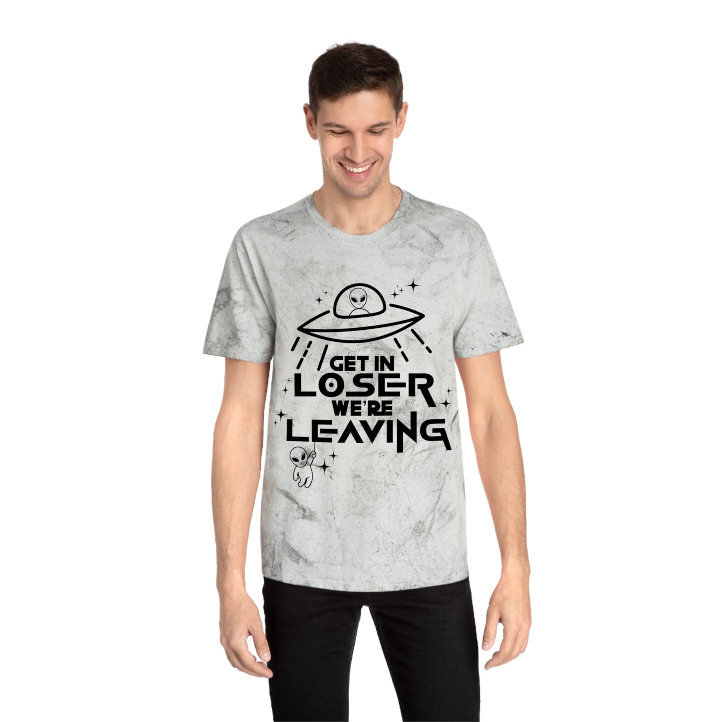 Alien-Themed Color Blast T-Shirt