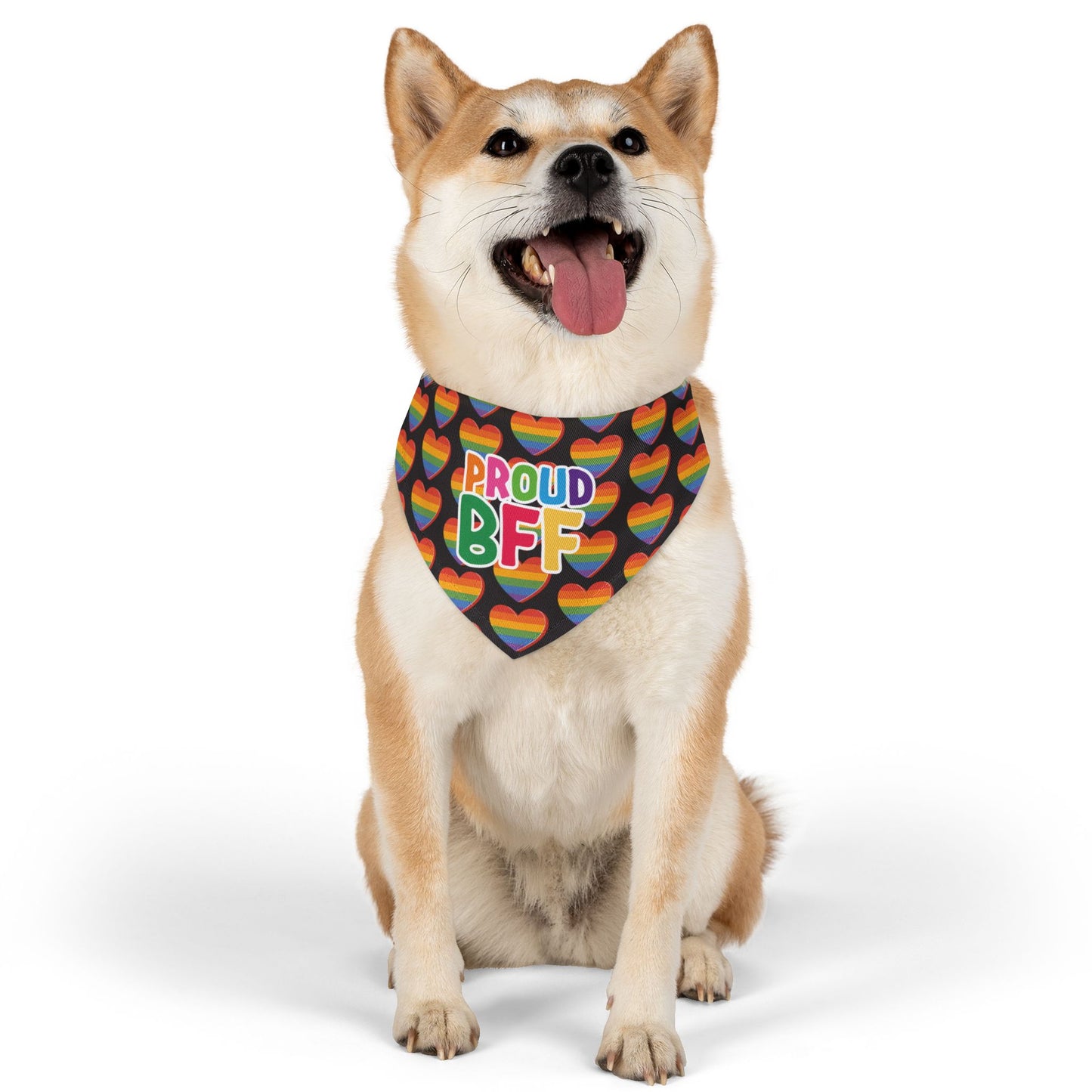 Proud BFF Pet Bandana Collar