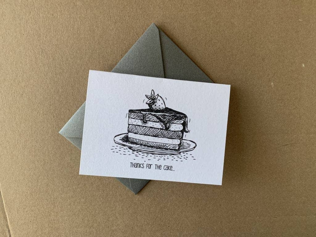Thanks for the Cake Card