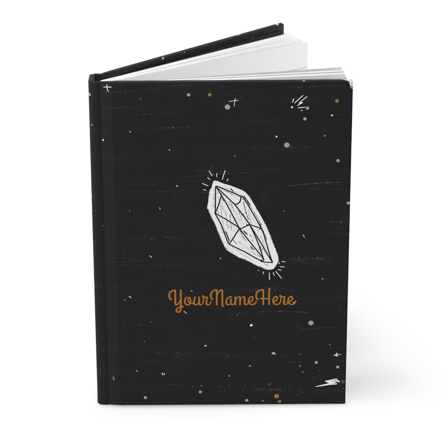 Personalized Gemstone Hardcover Journal