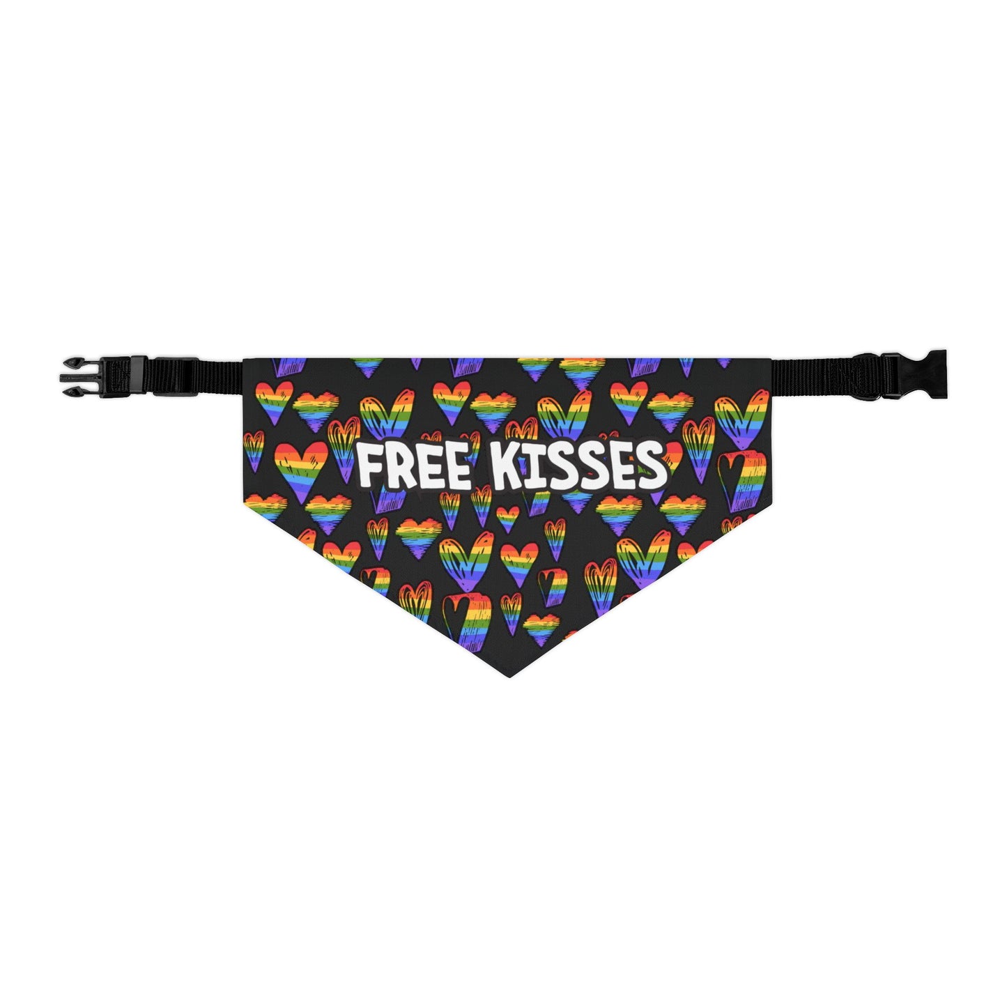 Fun Rainbow Pet Bandana