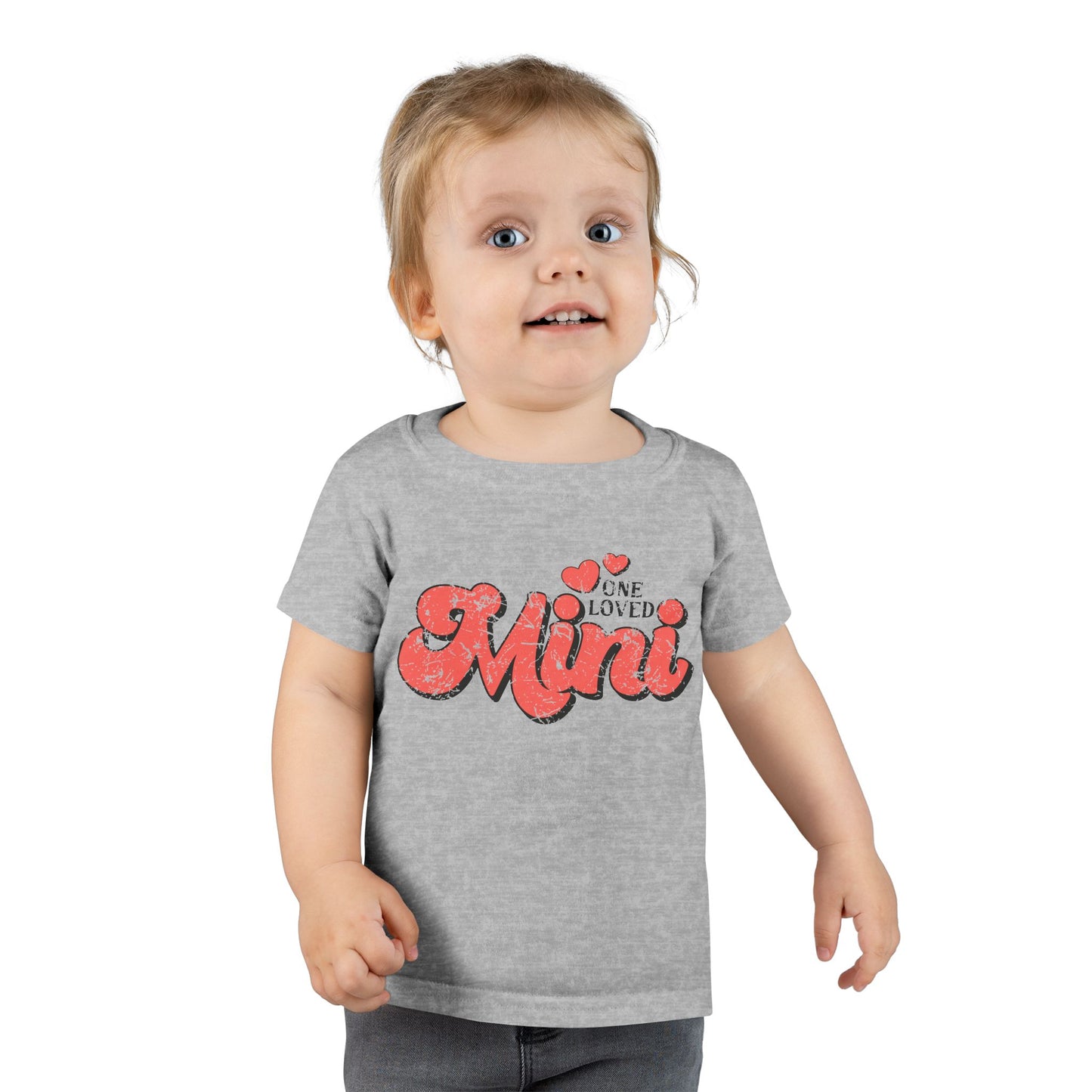 Cute Toddler T-Shirt - 'One Loved Mini' Playful Tee