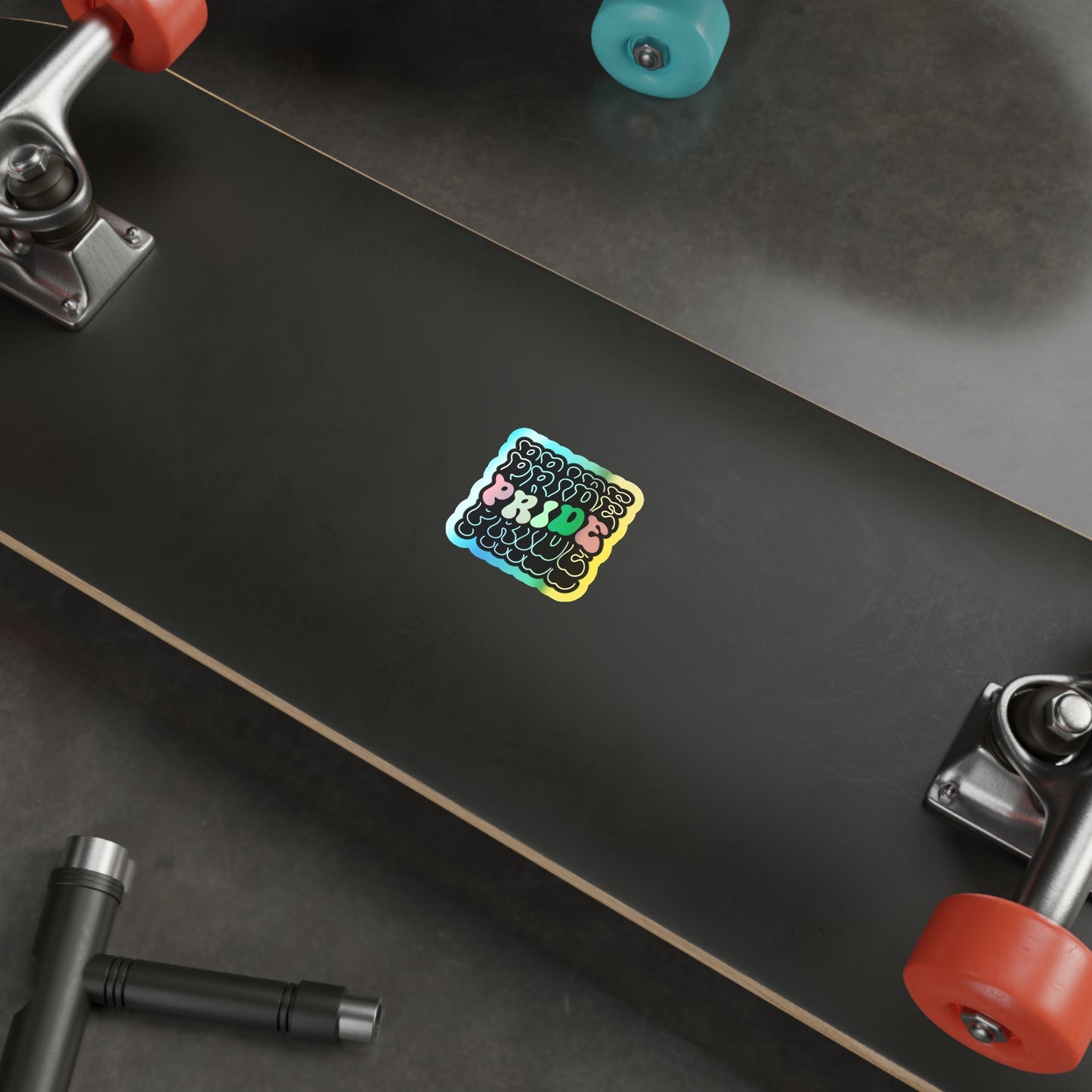 Holographic Pride Die-Cut Stickers