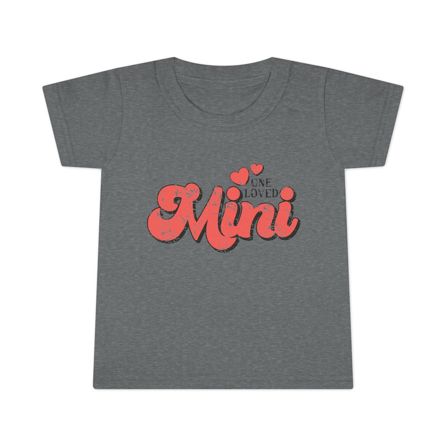 Cute Toddler T-Shirt - 'One Loved Mini' Playful Tee