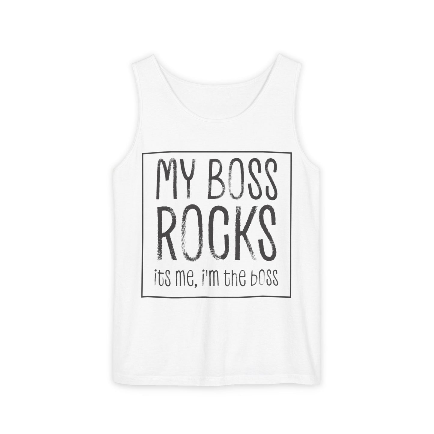 Boss's Day Unisex Garment-Dyed Tank Top