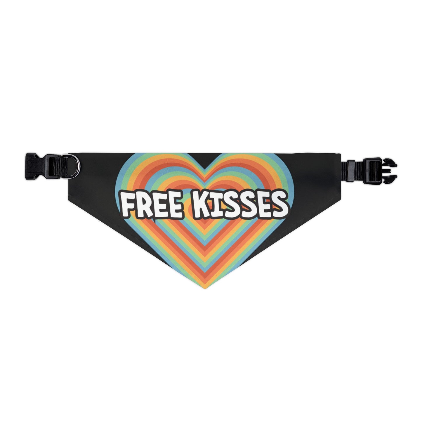 Free Kisses Pet Bandana