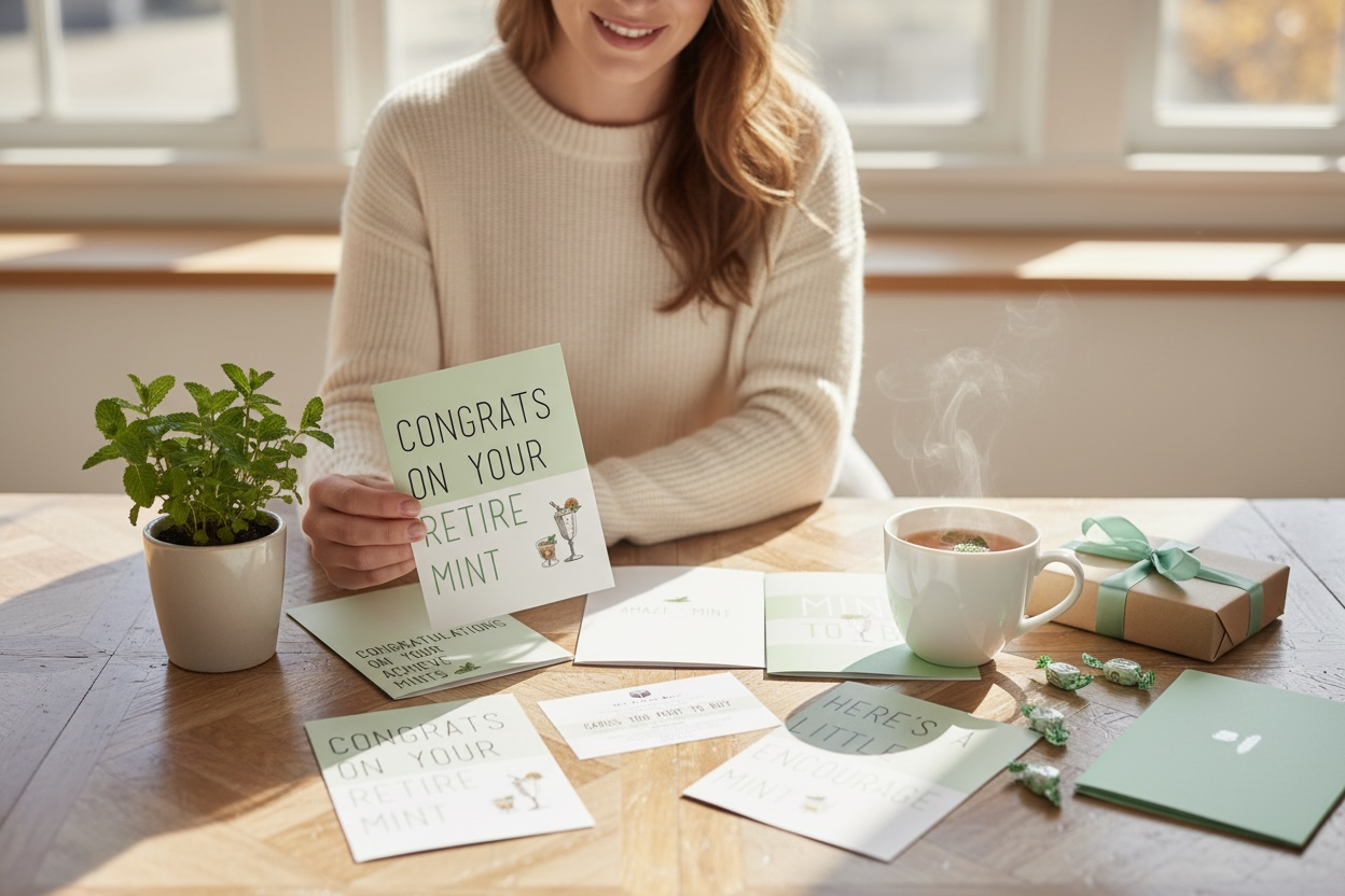 “Mint to Be” Greeting Card Set