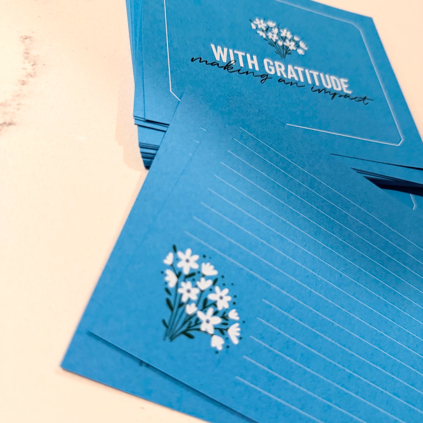 With Gratitude Notecard Set