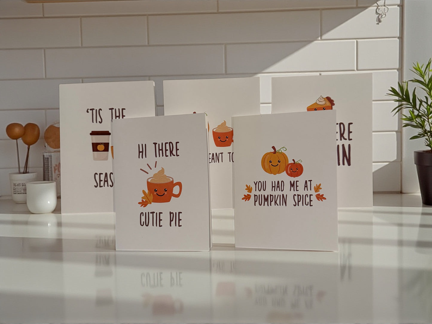 Pumpkin Spice Greeting Card Set