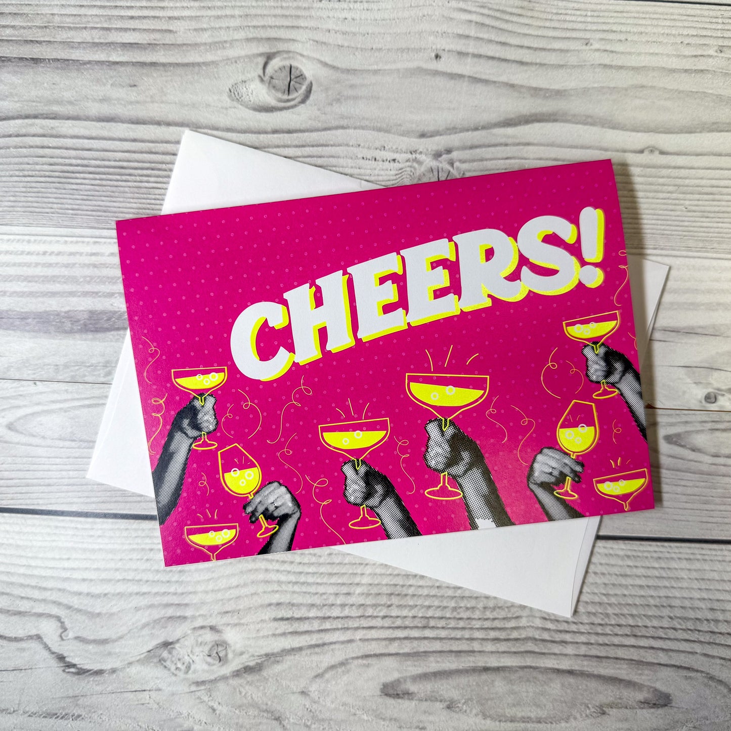 Cheers Pink Card