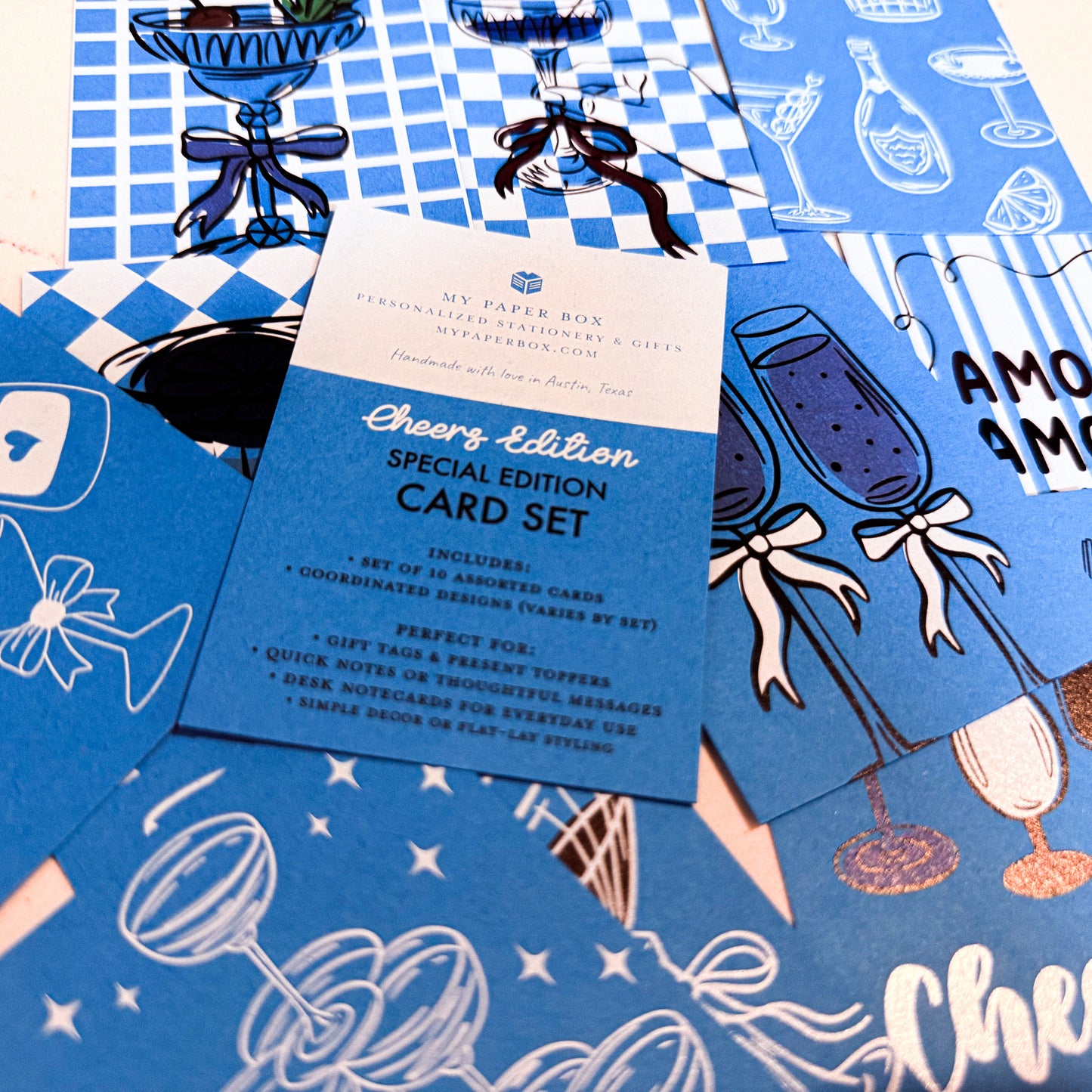 Cheers Edition Gift Tags – Retro Cocktail Mini Cards