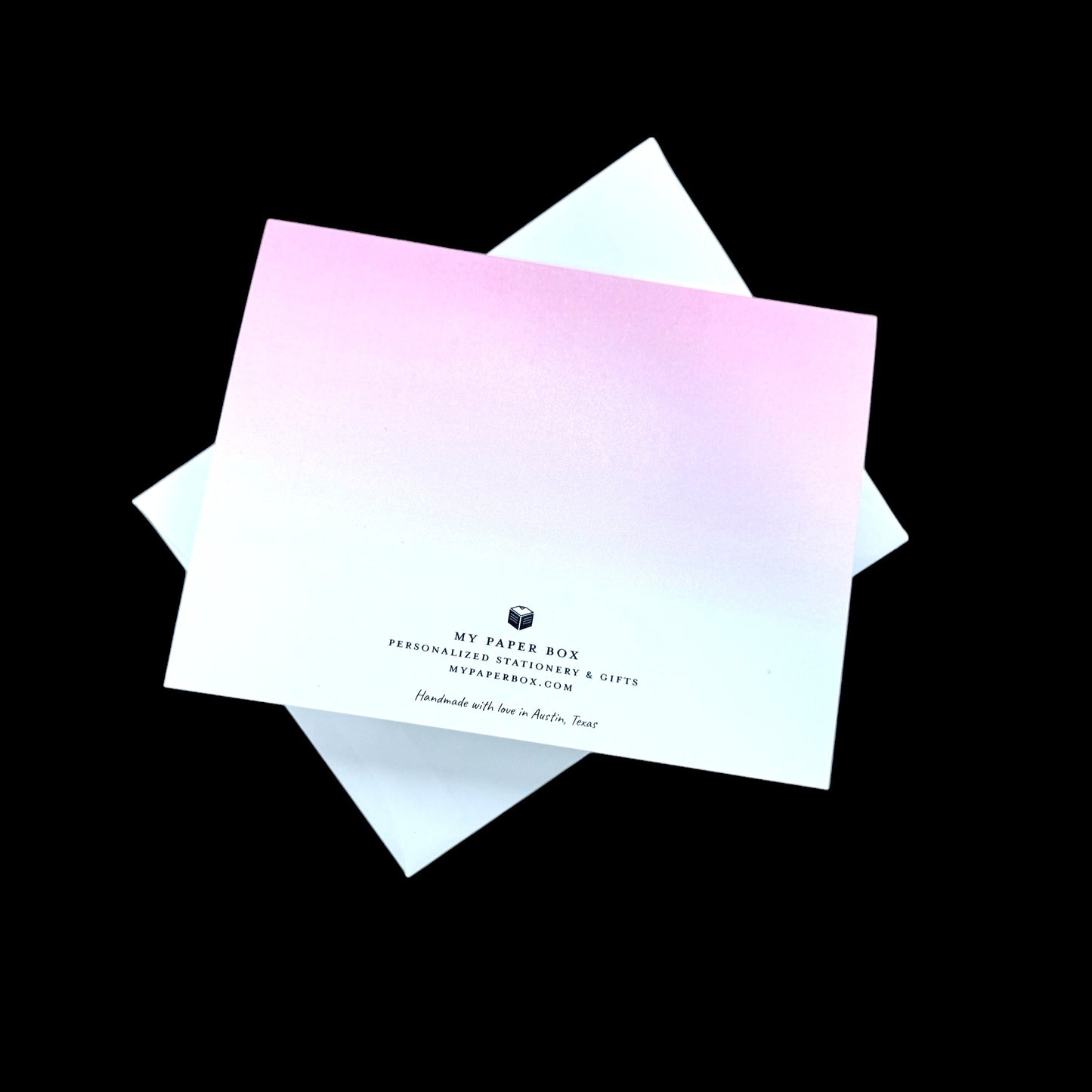 Personalized Angel Note Card – Set Of 10 - A2 Folded Card