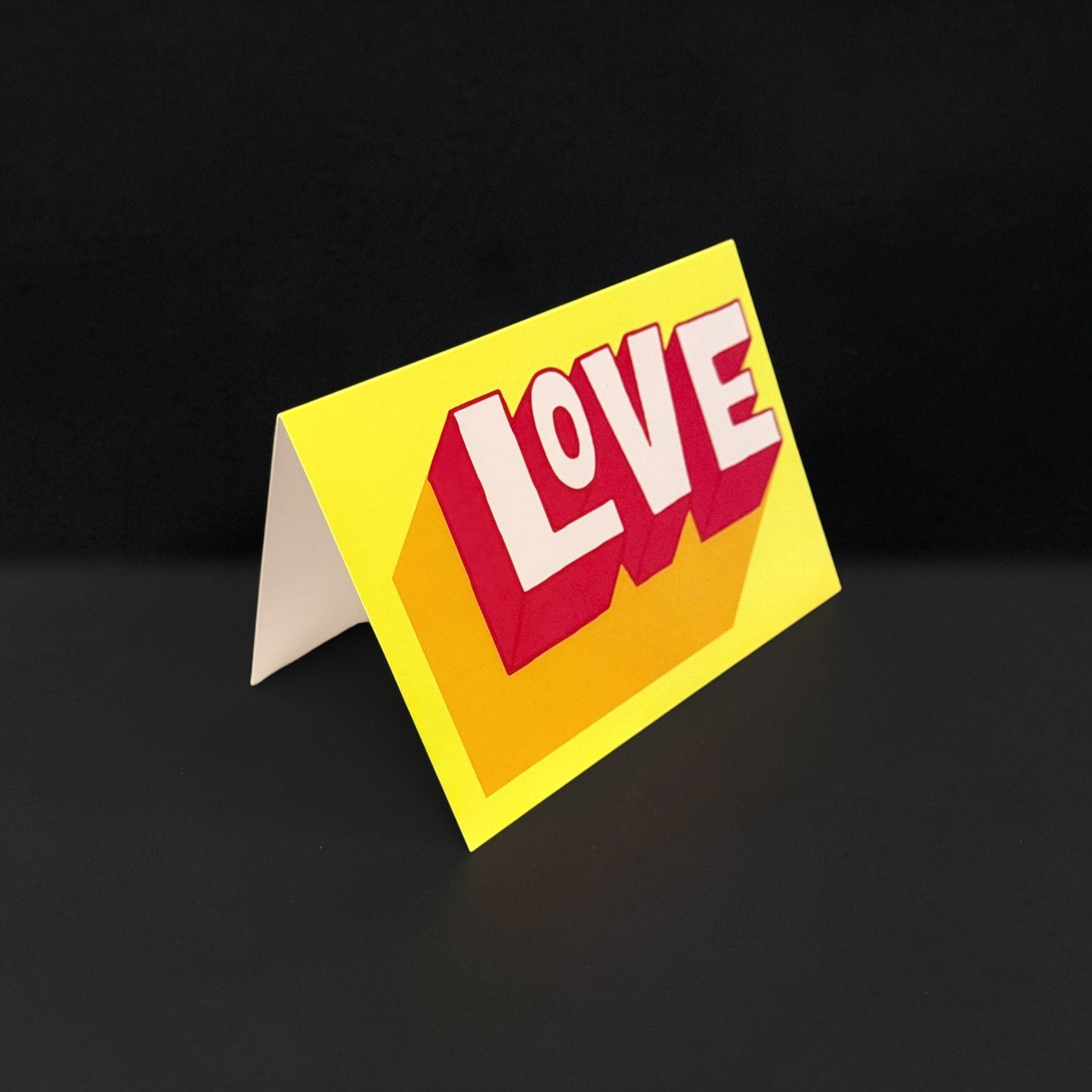 Love Neon Card