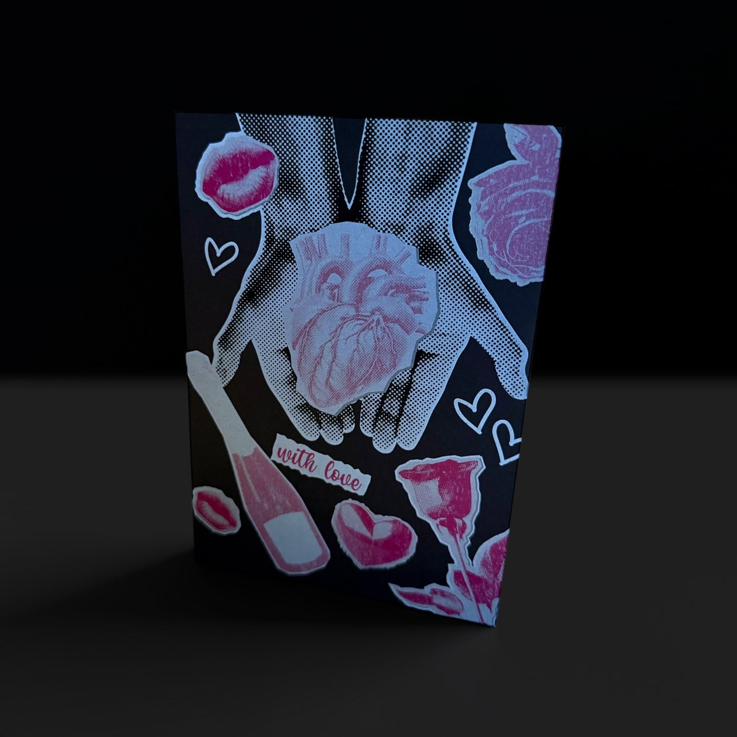 My Gift to You Greeting Card - BLACK paper
