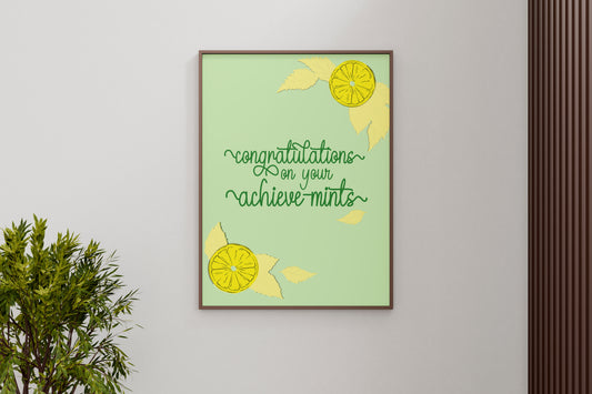 Achieve-Mints Poster