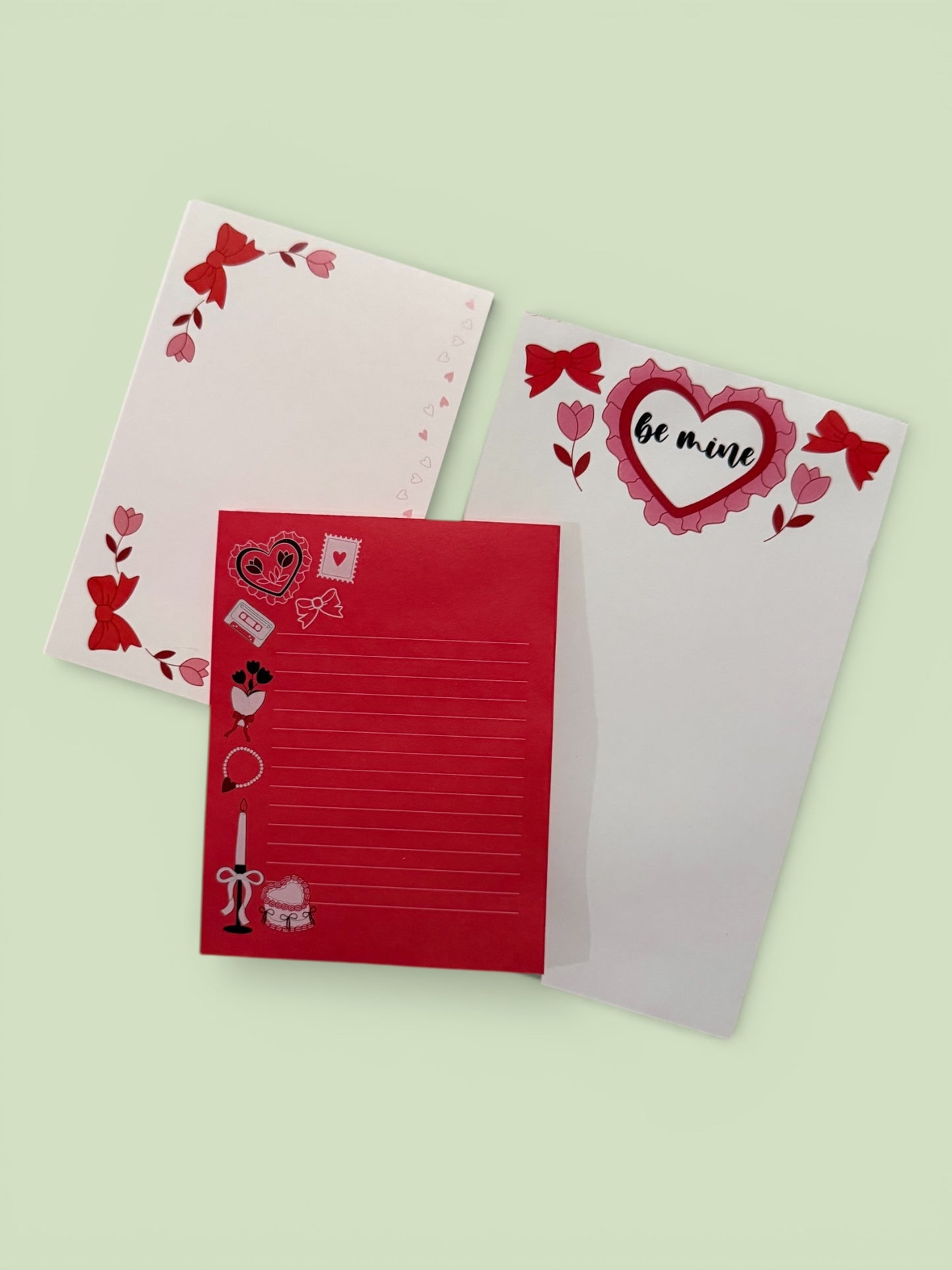 “Be Mine” Valentine Stationery Set