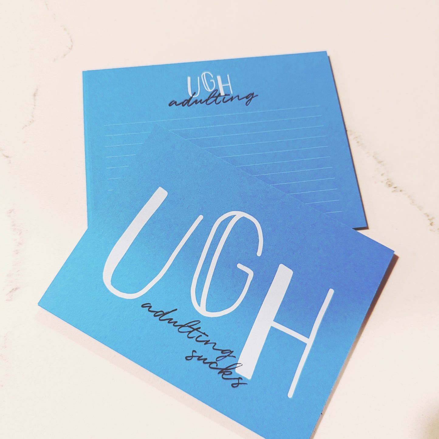 UGH Adulting Sucks Notecard Set