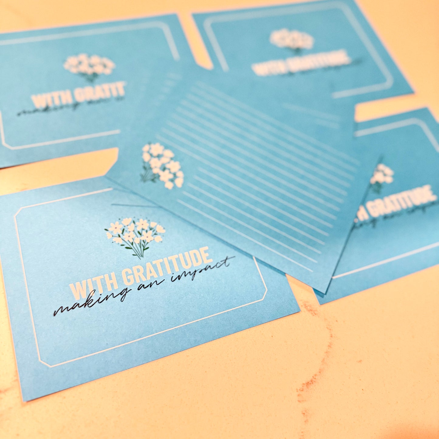 With Gratitude Notecard Set