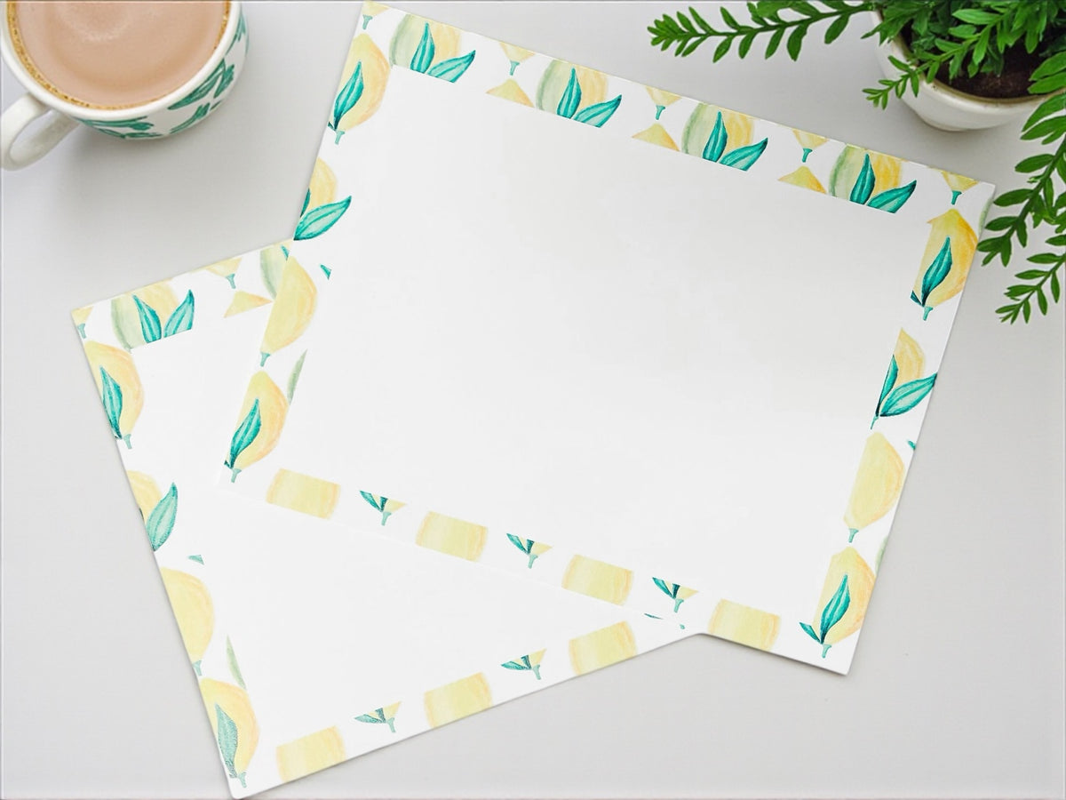 Lemon Notecard Set