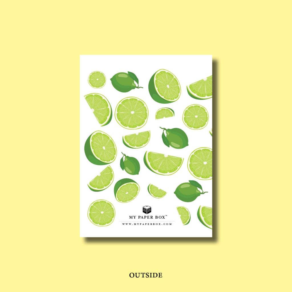 Greeting Card - "Lime All Yours"
