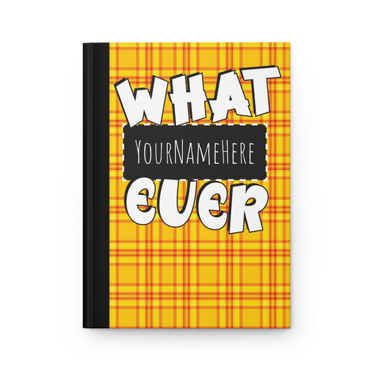 Plaid Personalized Journal, Clueless Pattern