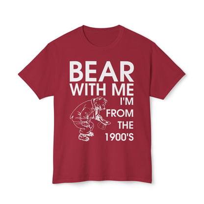 Retro Bear Humor T-Shirt, 90s Nostalgia Tee, Gift for Dad, Vintage Graphic Shirt, Fun Casual Wear