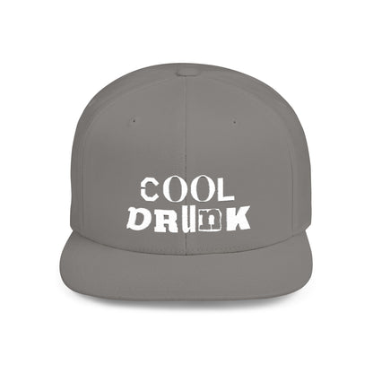 Cool Drunk Flat Bill Snapback Hat