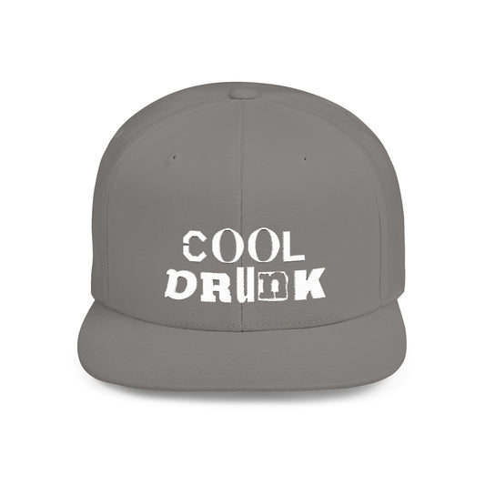 Cool Drunk Flat Bill Snapback Hat
