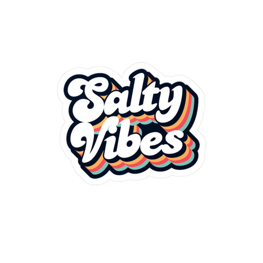 Salty Vibes Kiss-Cut Vinyl Decals