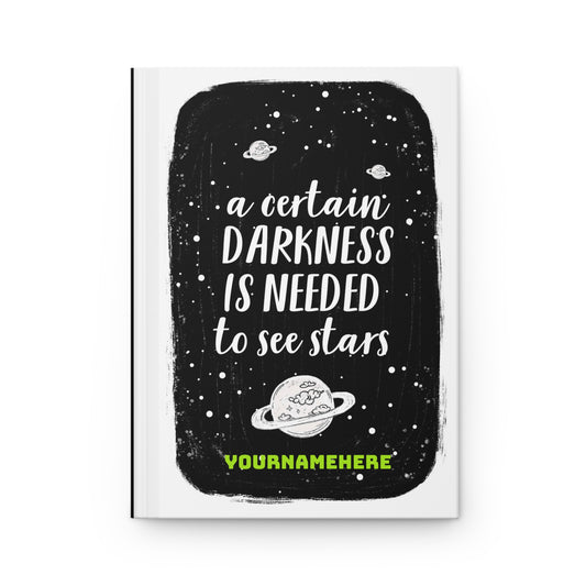 Darkness Hardcover Journal Personalized