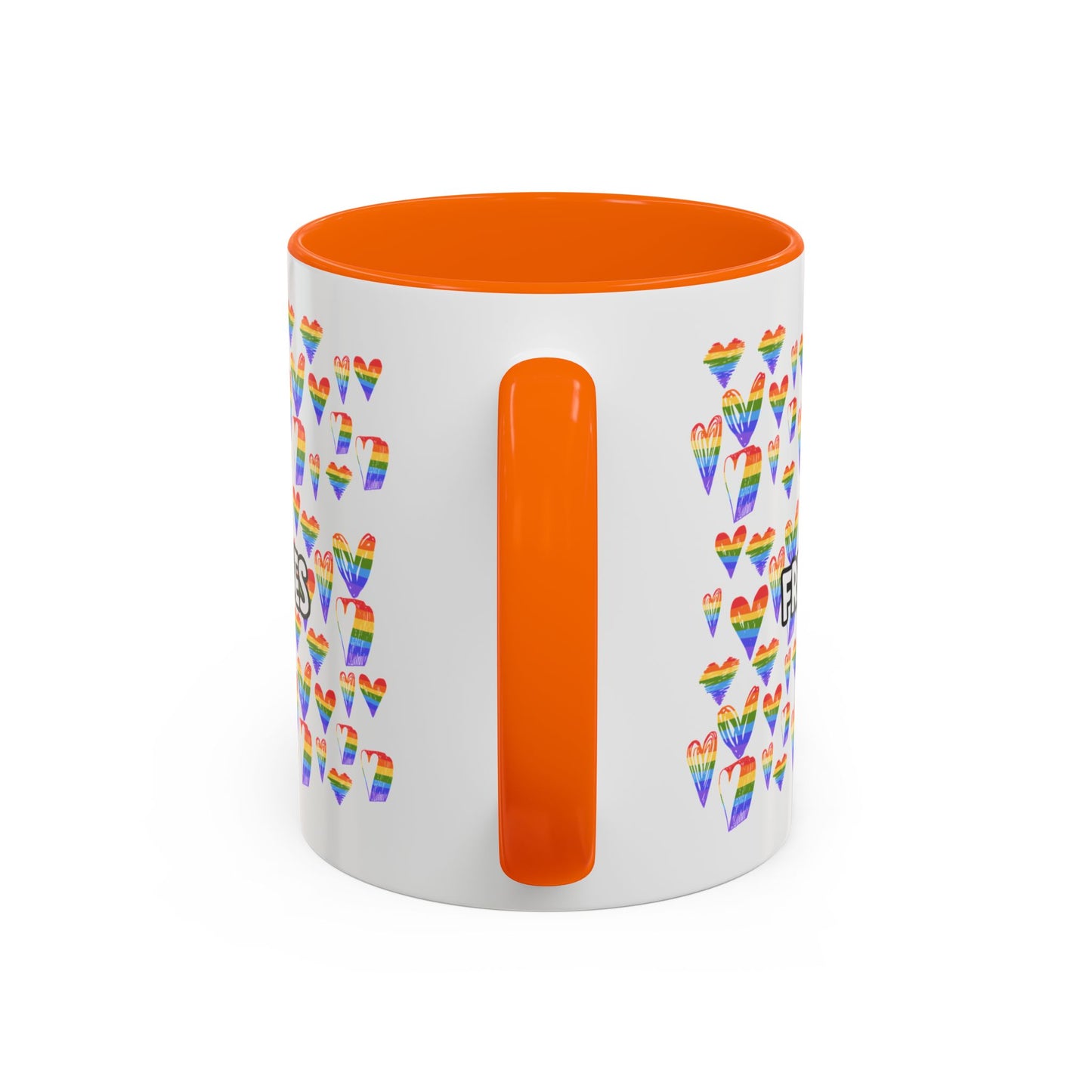 Colorful Free Kisses Coffee Mug