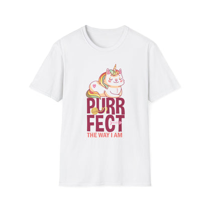 Purrfect Unicorn T-Shirt, Cute Cat Tee, Gift for Cat Lovers, Funny Unicorn Shirt, Birthday, Party, Everyday Wear