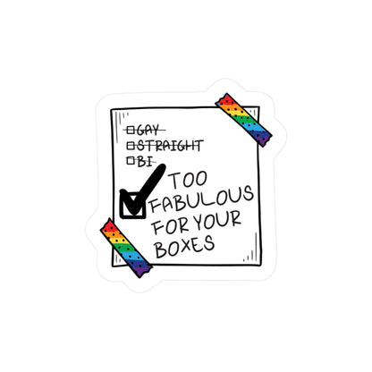 Fabulous Pride Vinyl Decal
