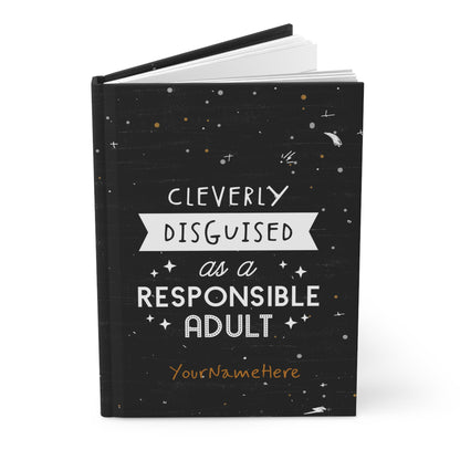 Adulting Hardcover Journal - Personalized