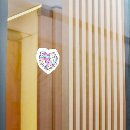 Colorful Heart Vinyl Decals