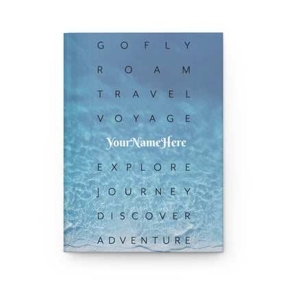 Personalized Tropical Notebook