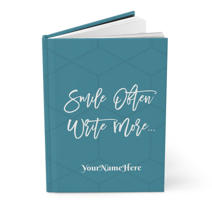 Write More Blue Custom Journal
