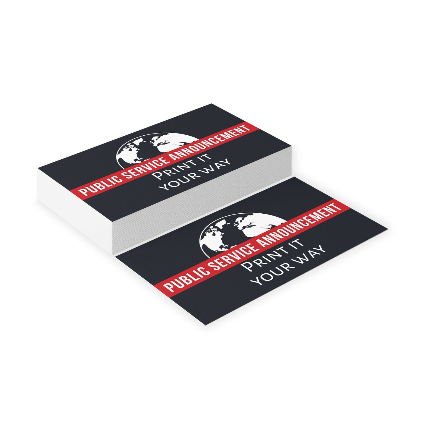 Customizable PSA Handout Cards