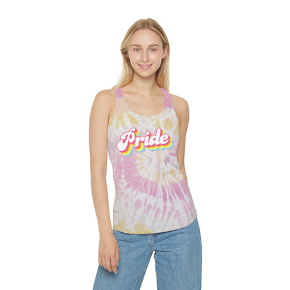 Pride Tie Dye Racerback Tank Top