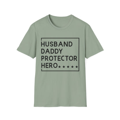 Husband Daddy Protector Hero T-Shirt
