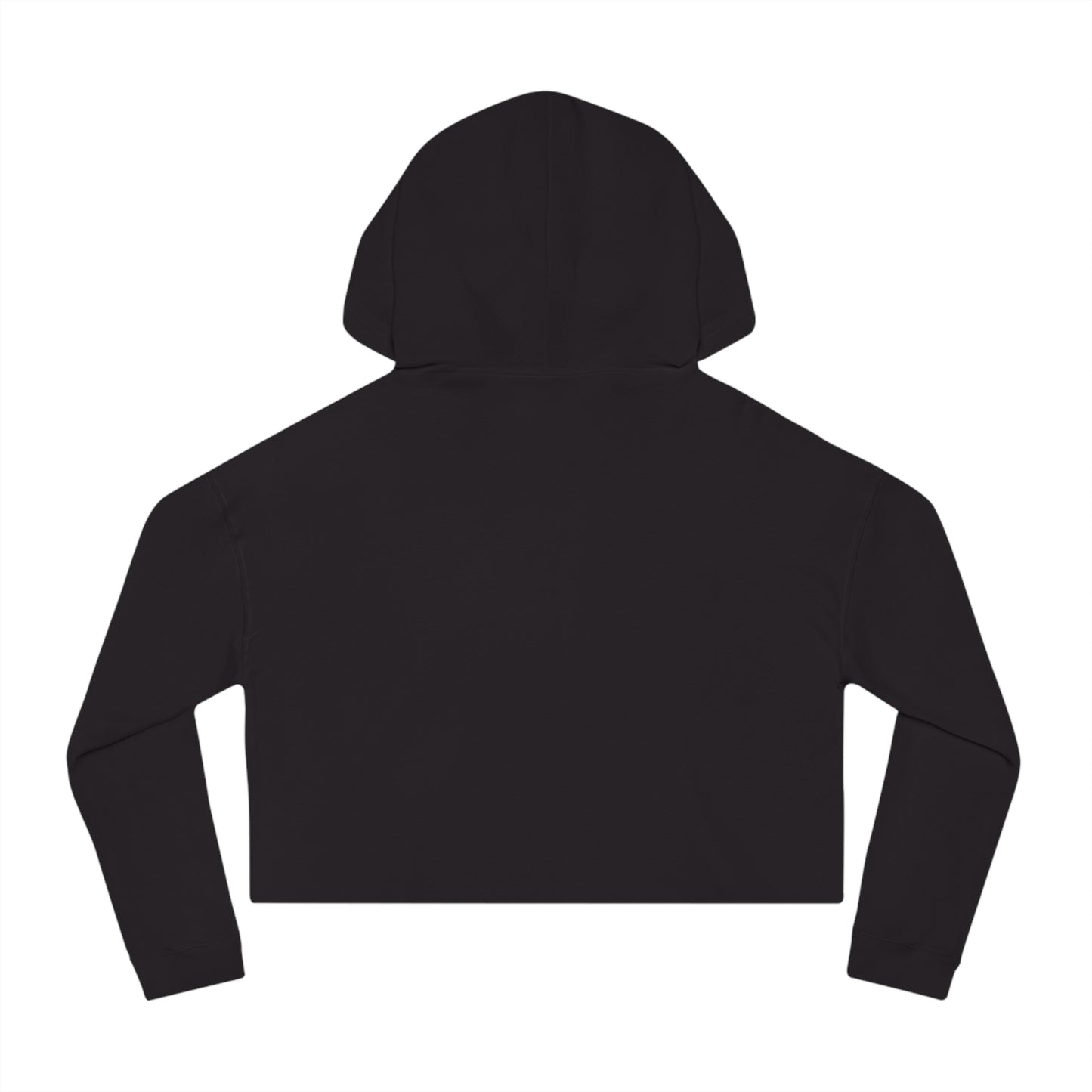 Cropped Hooded Sweatshirt with 'Burn Book Victim' Design
