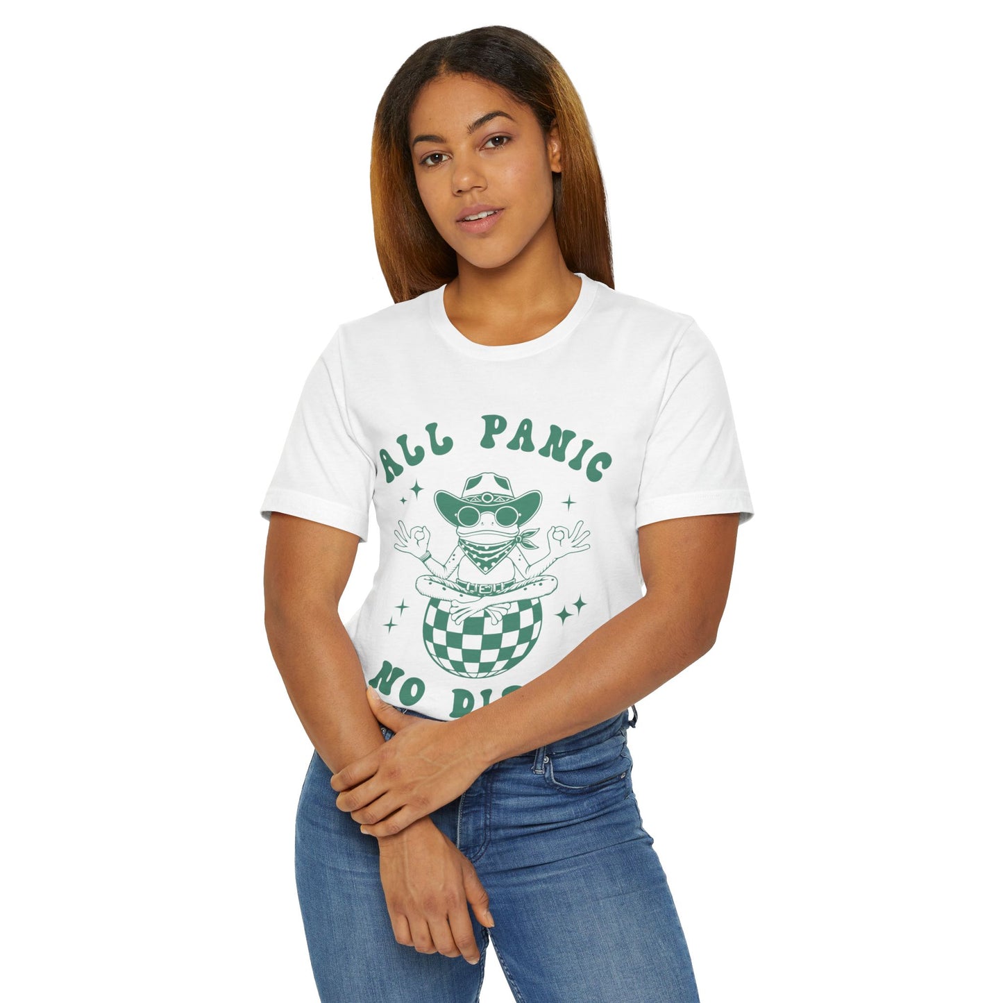 Trendy Graphic Tee for Music Lovers, All Panic No Disco T-Shirt, Unisex Casual Shirt, Retro Vibes, Festival Wear, Concert Apparel