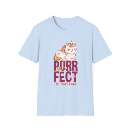 Purrfect Unicorn T-Shirt, Cute Cat Tee, Gift for Cat Lovers, Funny Unicorn Shirt, Birthday, Party, Everyday Wear