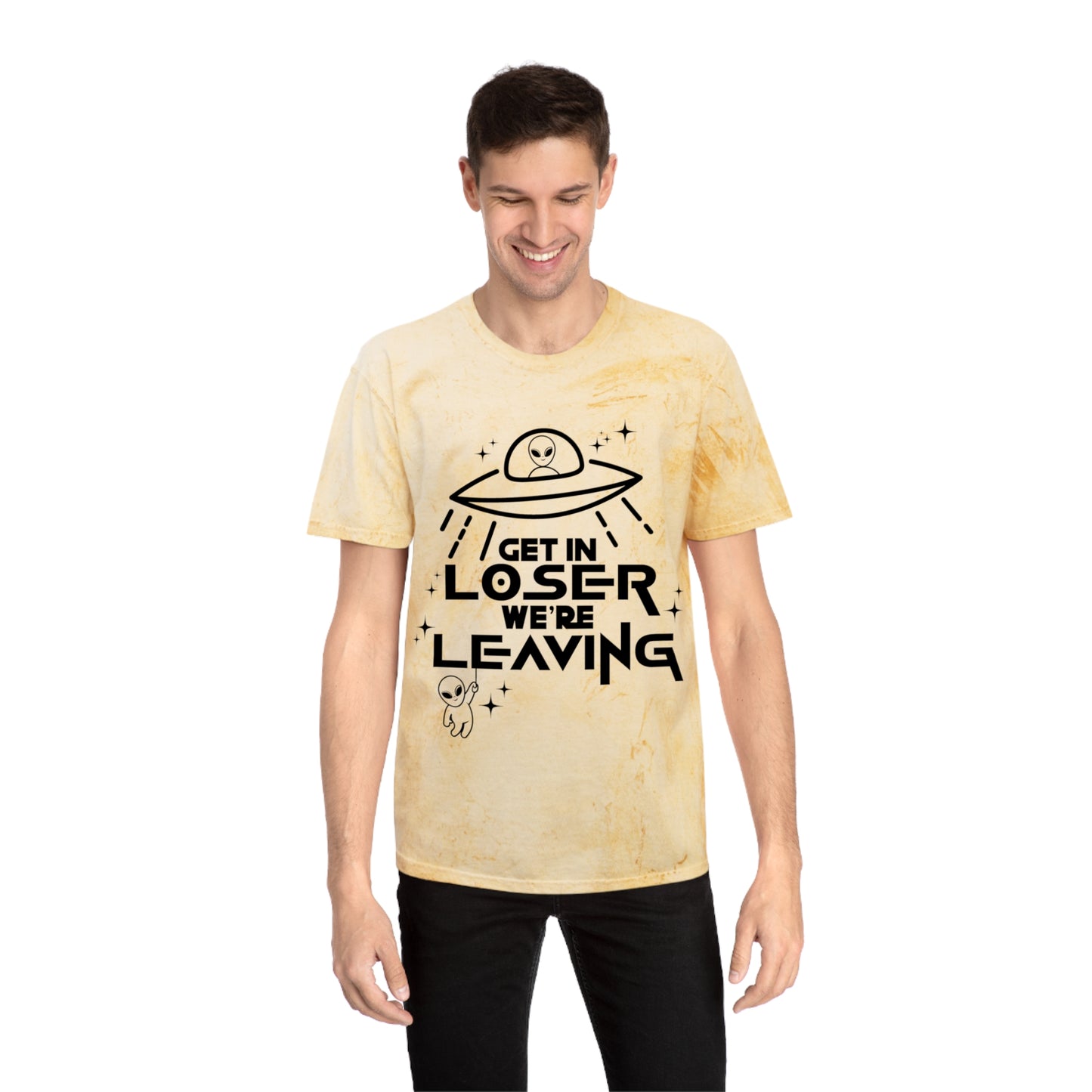 Alien-Themed Color Blast T-Shirt