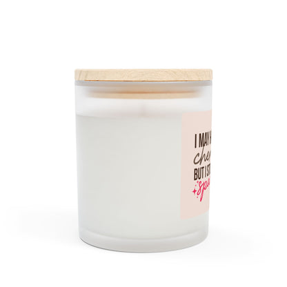 Sparkling Humor Candle: 11oz Frosted Glass, Fun Gift for Teachers, Chemistry Lovers, Birthday, Relaxation, Home Décor