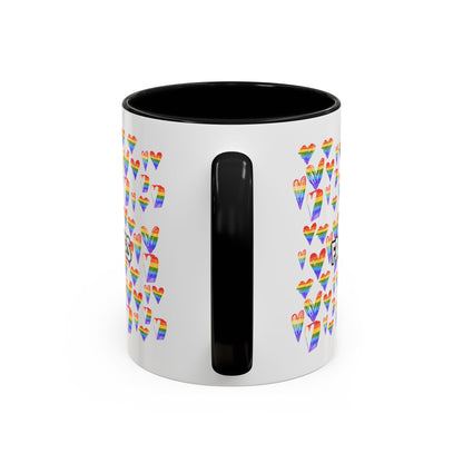 Colorful Free Kisses Coffee Mug